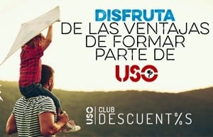 Club descuentos: Ventajas afiliados/as a USO