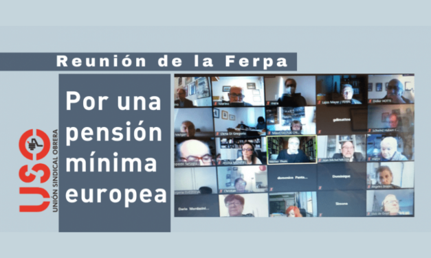 La Ferpa, Federación Europea de Jubilados, por una pensión mínima europea