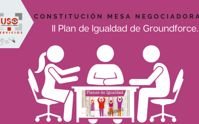 Constitución de la mesa negociadora del II Plan de Igualdad de Groundforce.