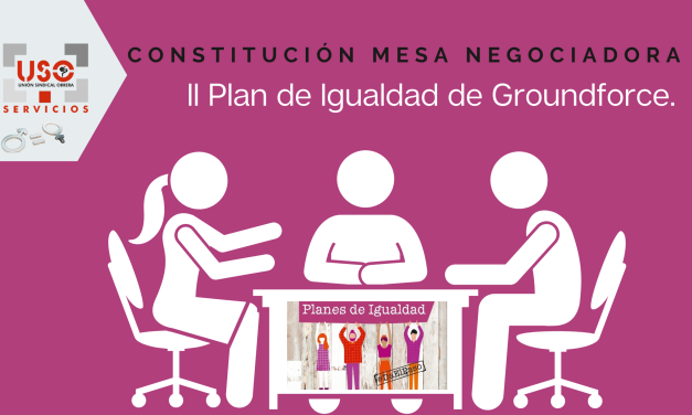 Constitución de la mesa negociadora del II Plan de Igualdad de Groundforce.