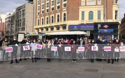 USO Servicios participa en el acto confederal contra la violencia de género