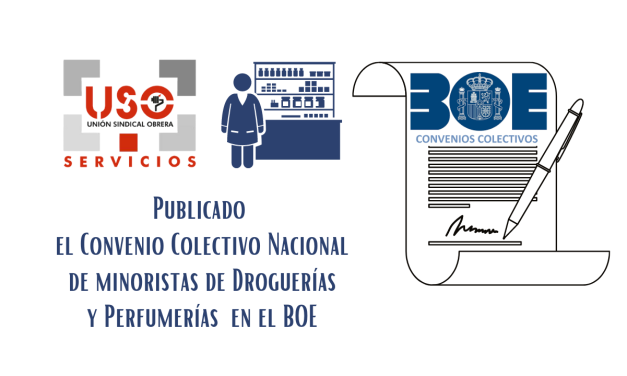 Publicado el Convenio Colectivo Nacional de minoristas de Droguerías y Perfumerías  en el BOE