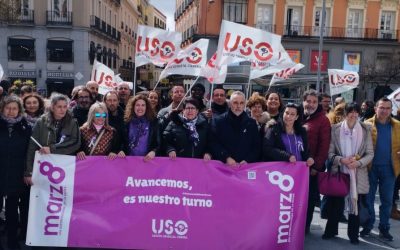 La Federación de Servicios de USO comprometida con la igualdad; estamos presentes en el acto confederal del 8 de marzo