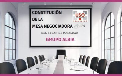 USO presente en la constitución de la mesa negociadora del I Plan de Igualdad del grupo Albia, empresa de servicios funerarios