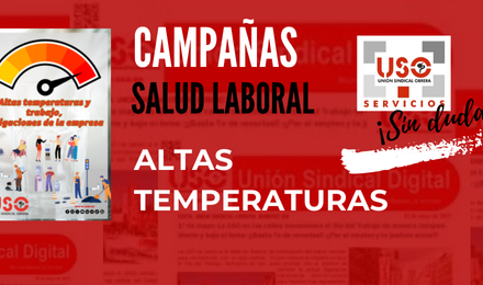 Campañas altas temperaturas y trabajo