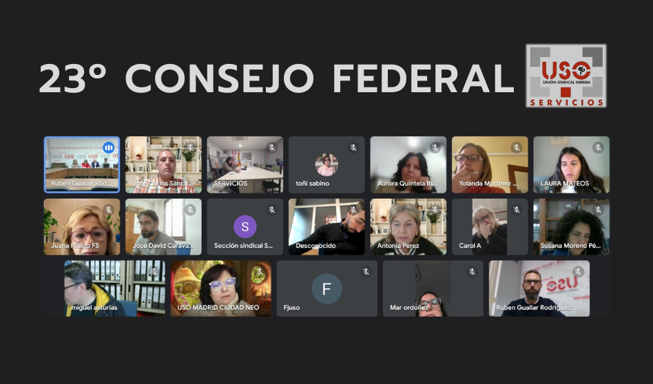 23º Consejo Federal Federación de Servicios USO