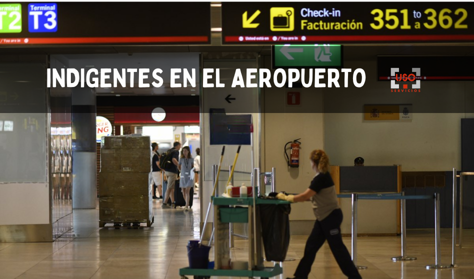 Aeropuerto de Barajas: personas sin hogar