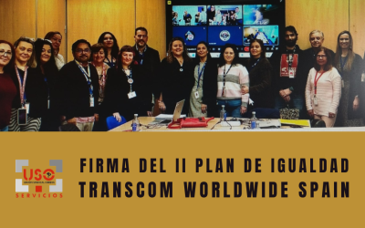 USO ha firmado el II Plan de Igualdad en TRANSCOM