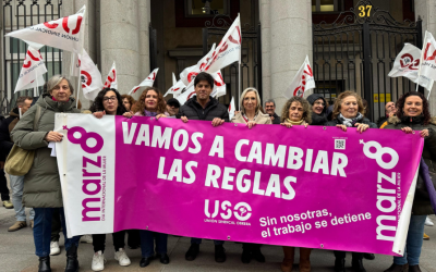 USO se manifiesta en el Día Internacional de la Mujer